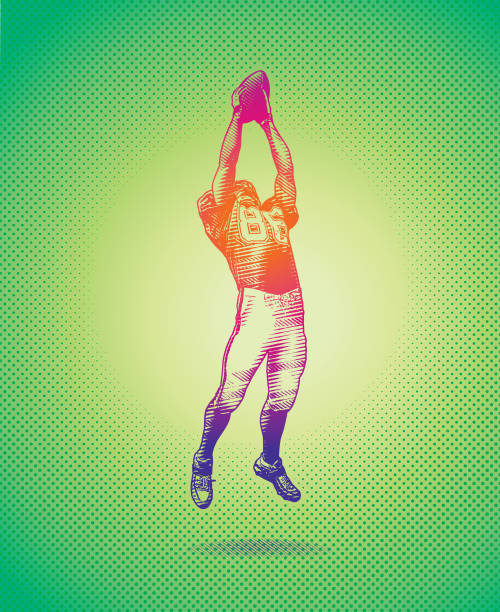 istock American Football Wide Receiver making great catch 1060592404