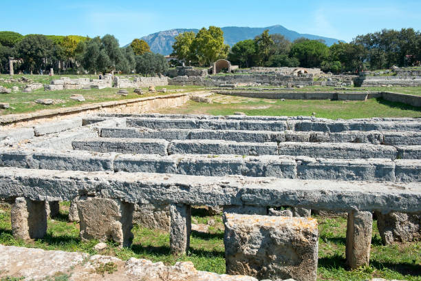 istock ancient greek archeological sites Paestum, Italy 1060594482