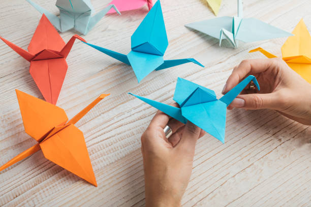 istock Paper origami birds 1060600094