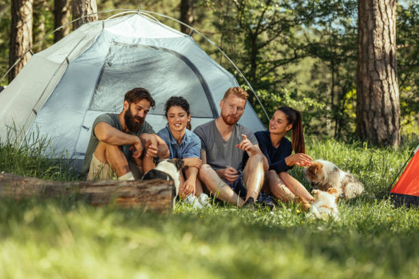 istock Enjoying the nature with great friends 1060603932