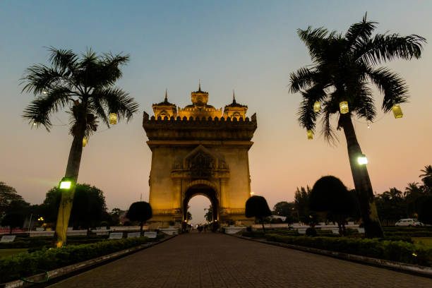 istock Patuxai Victory monument in Vientiane 1060604160