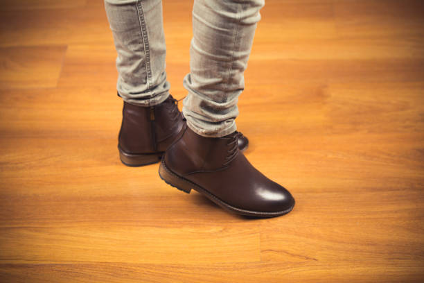 istock Classic man shoes at white background 1060610114