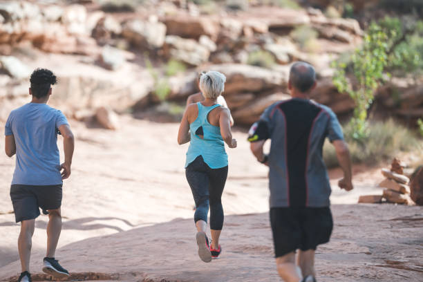 istock Charity run in the desert 1060610638
