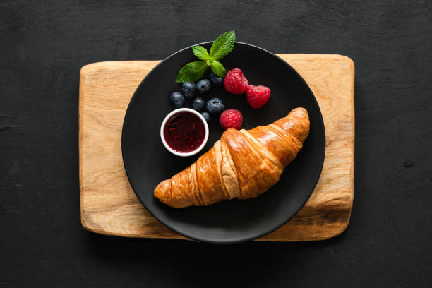 istock Croissant with berries and jam 1060610680