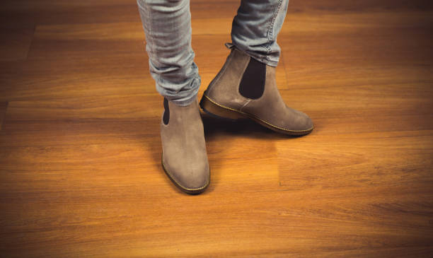 istock Classic man shoes at white background 1060620444