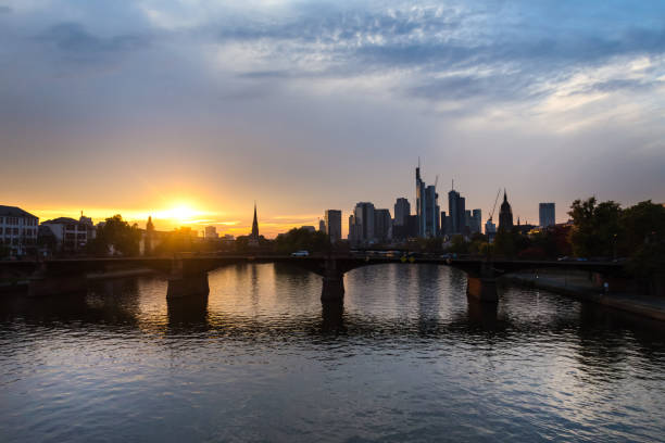 istock frankfurt and the main river cityscape in the sundown 1060624892