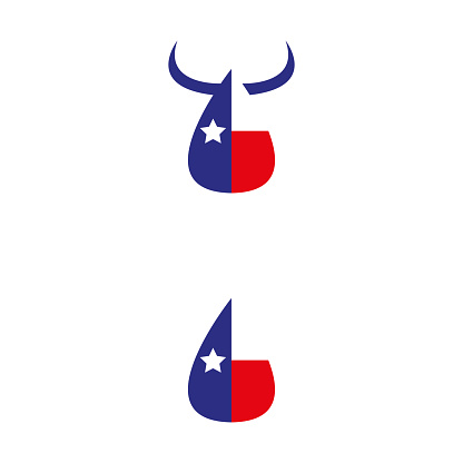a set of Texas water drop icons