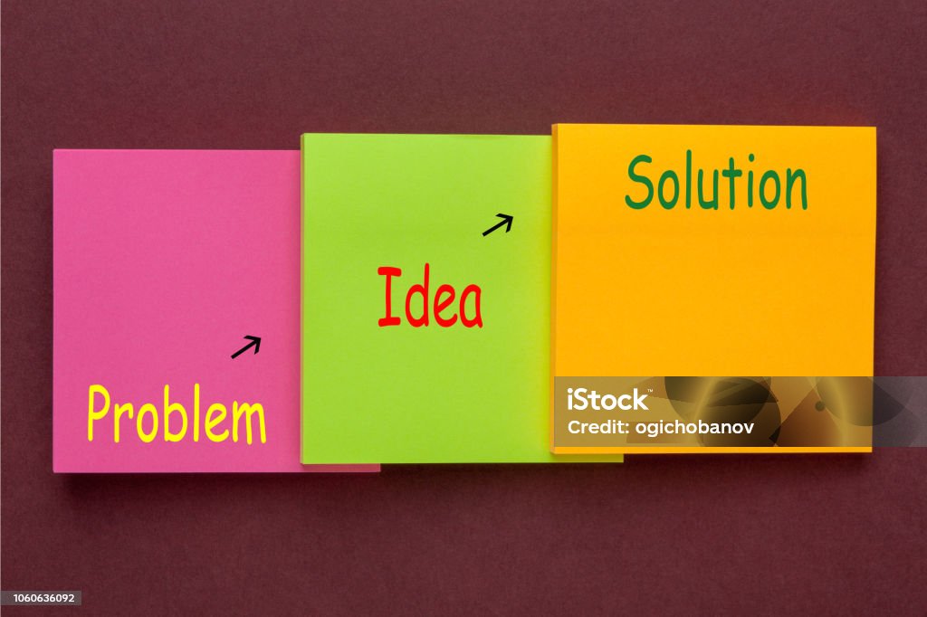 Problem Idea Solution Stock Photo - Download Image Now - Achievement ...