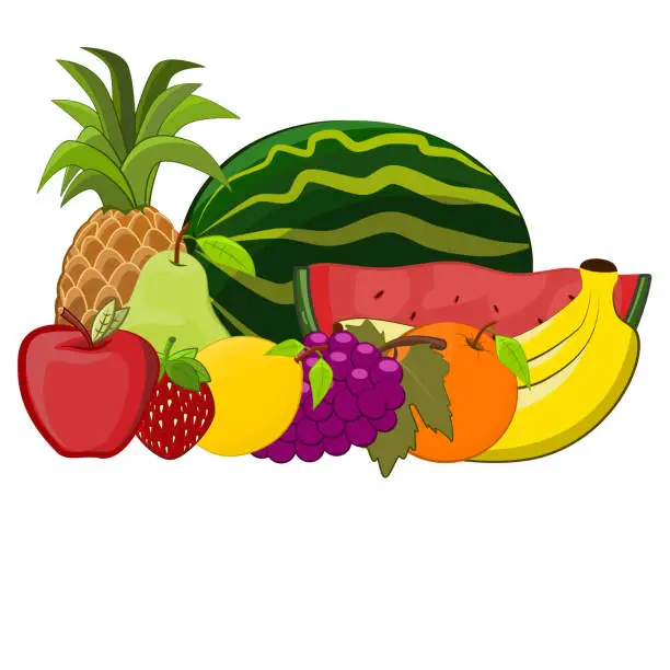 Vector illustration of Fruit Assembly