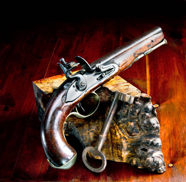 istock Antique Flintlock Pistol. 1060637980