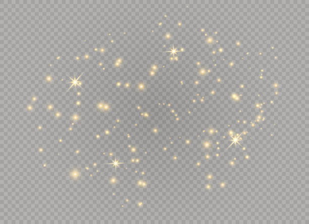 illustrazioni stock, clip art, cartoni animati e icone di tendenza di luce bianca polvere - twinkle lights