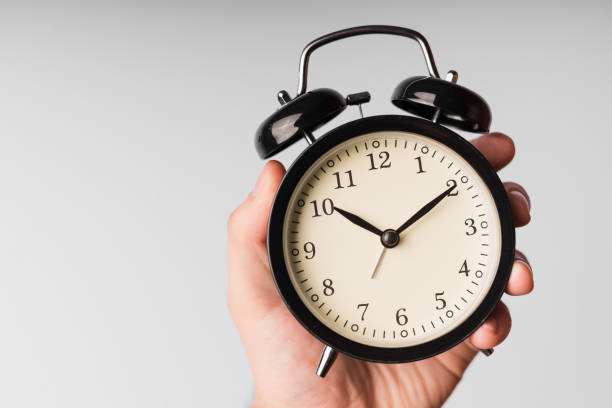 istock Black alarm clock, concept of time 1060640884