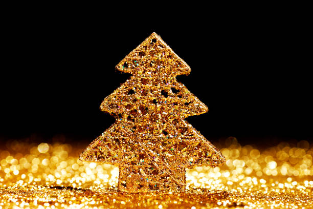 istock Beautiful golden decorative christmas tree 1060642628