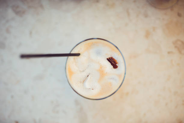 istock Iced coffee in a glass 1060652882
