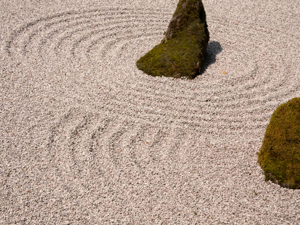 istock Large zen rock garden 1060656168