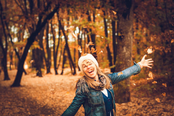 istock Embracing the golden autumn 1060657576