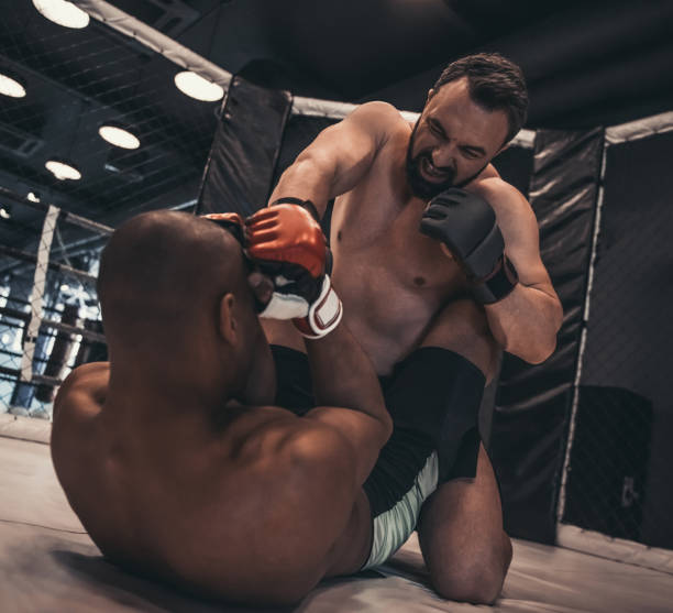 istock Wrestlers in the ring 1060664844
