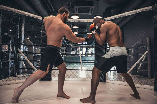istock Wrestlers in the ring 1060666460
