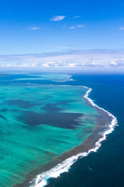 istock aerial view lagoon, mauritius 1060672744