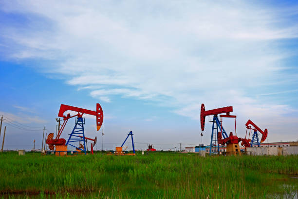 istock The oil pump, industrial equipment 1060679124
