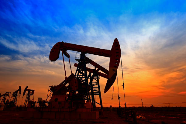 istock The oil pump, industrial equipment 1060679320