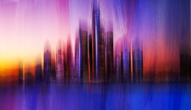 istock Detroit, Michigan - Abstract 1060680238