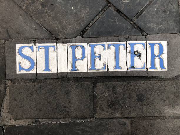 Saint Peter Street in New Orleans