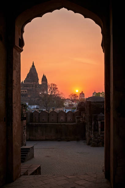 istock Sunset in Orchha. Madhya Pradesh, India 1060739780
