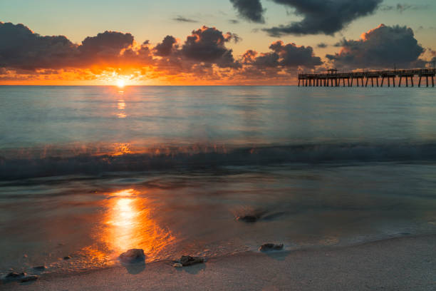 Sunrise on the North Coast of the Hawaiian Island of Oahu