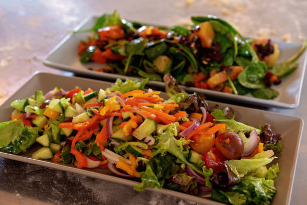 istock Freshly Made Salad On A Plate 1060754266