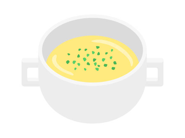 soup soup chowder stock illustrations