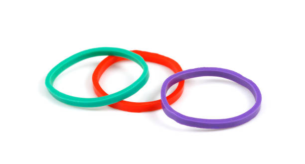 istock Rubber band or plastic band isolated on white background 1060775136