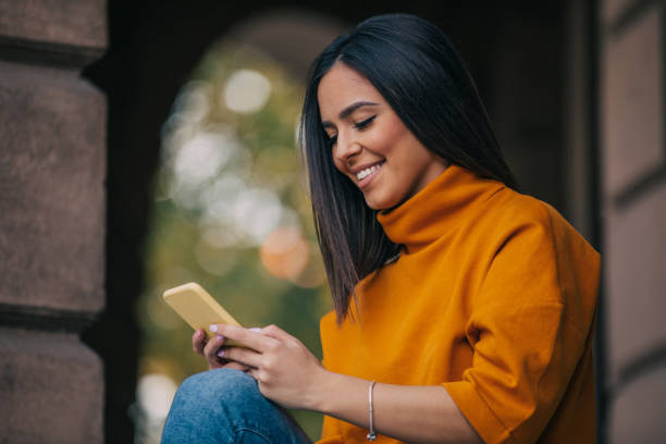 istock Cute woman on phone 1060777118