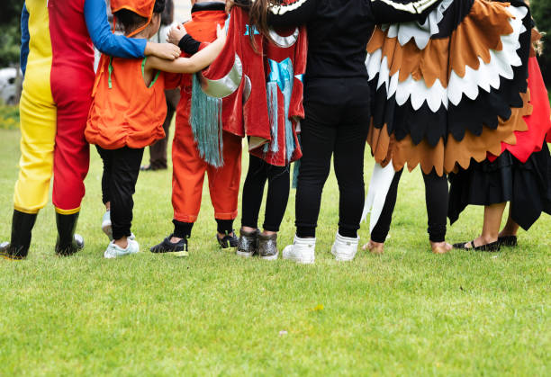 istock Little kids at a Halloween party 1060782794