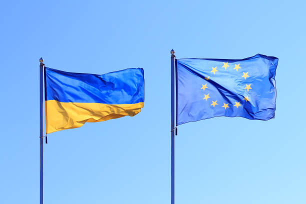 istock flag of Ukraine Europe 1060784880