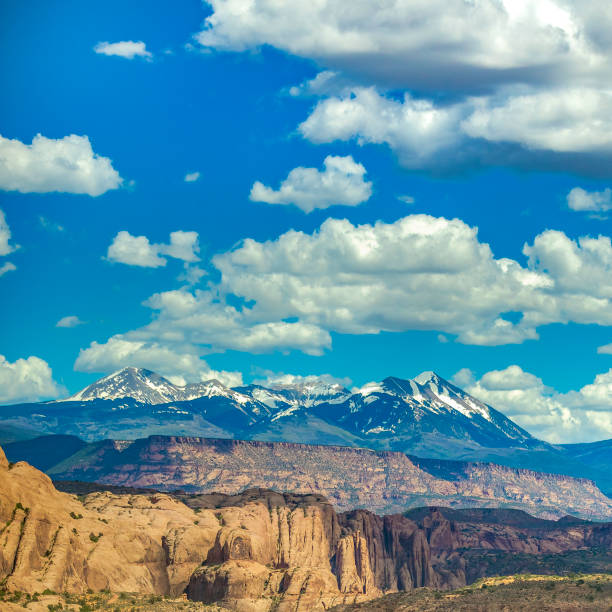 istock Moab Utah views with cliffs and La Sal Mountains 1060788282