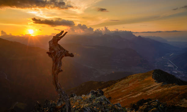 istock Sunset in the Valaisan alps 1060789202