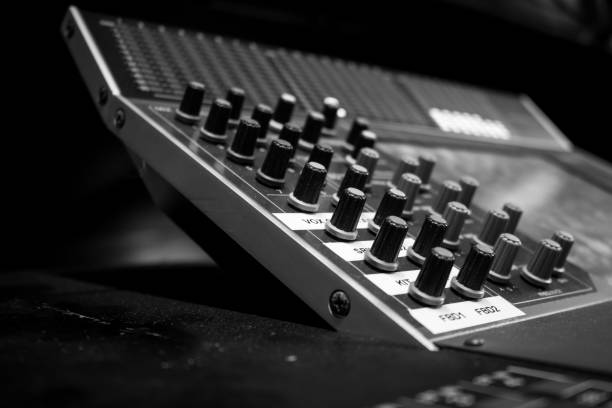 istock Closeup of Pro Audio Digital Mixing Console 1060791450