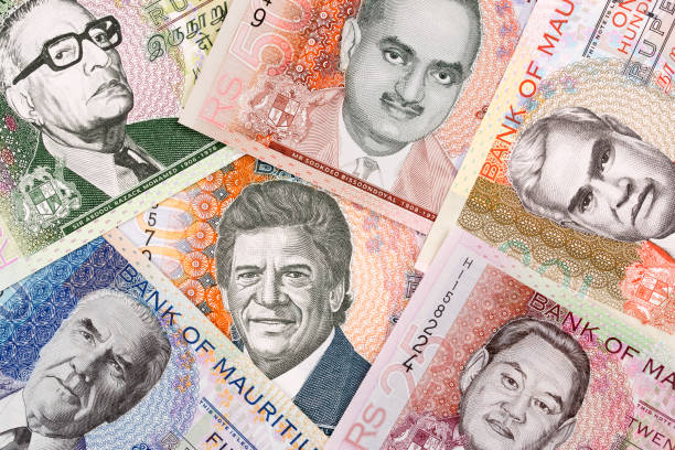 istock Mauritian money a background 1060792210