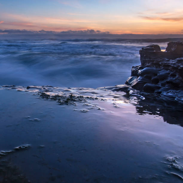 istock Tide pools in the ocean at sunset in San Diego 1060793768