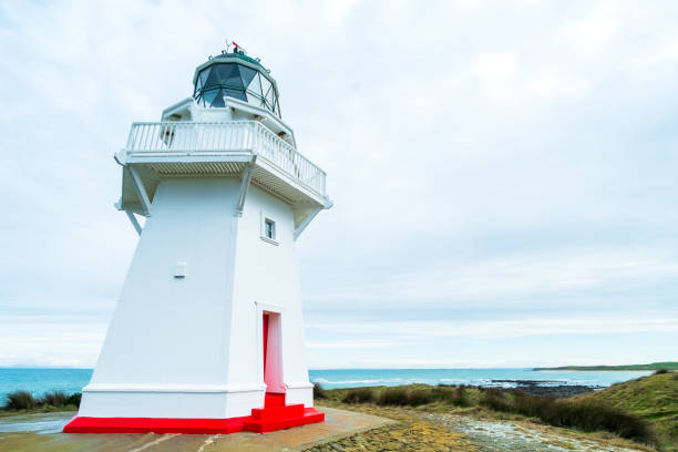 istock Waipapa point, the lighthouse, ocean and cloudy. 1060800884