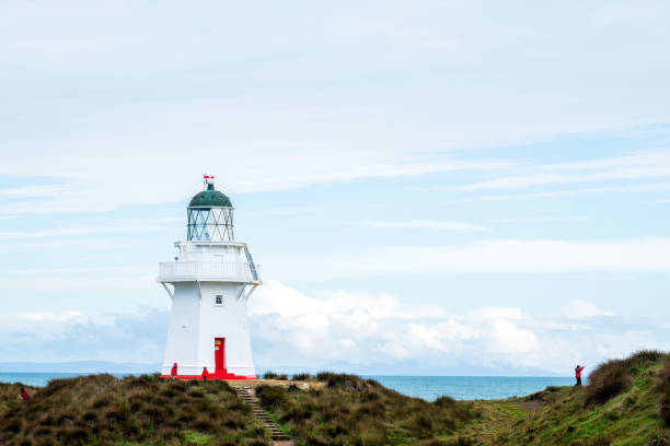 istock Waipapa point, the lighthouse, ocean and cloudy. 1060800990