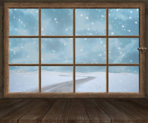 istock window old wood window frame sprouts winter christmas 1060803592