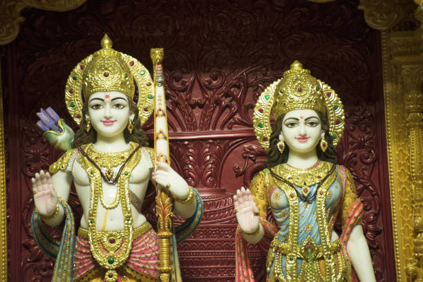 istock Shree lakhashminarayan statue, BAPS Swaminarayan mandir, Katraj, Pune 1060810862