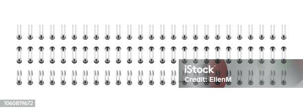 Spiral For Fastening Sheets Vector Stock Illustration - Download Image Now - Note Pad, Bonding, Spiral