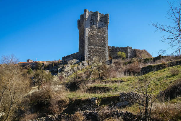 istock Ruins of old castle in Monleon in Spain 1060820728