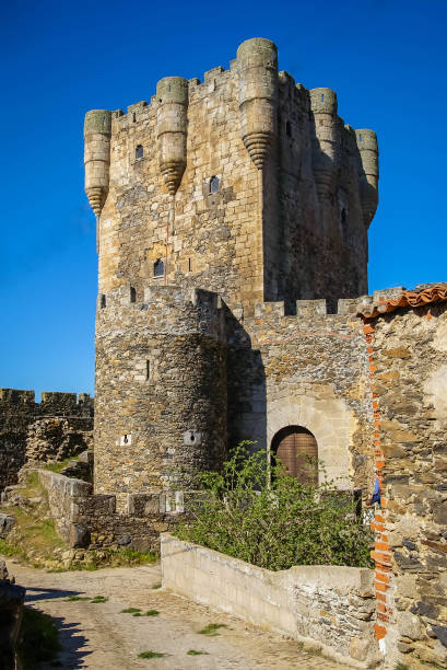 istock Ruins of old castle in Monleon in Spain 1060821154