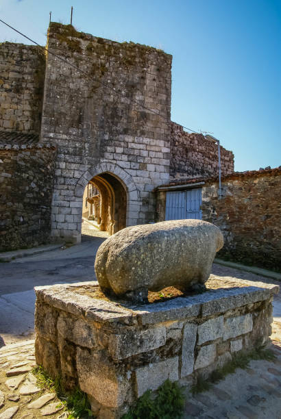 istock Ruins of old castle in Monleon in Spain 1060821172