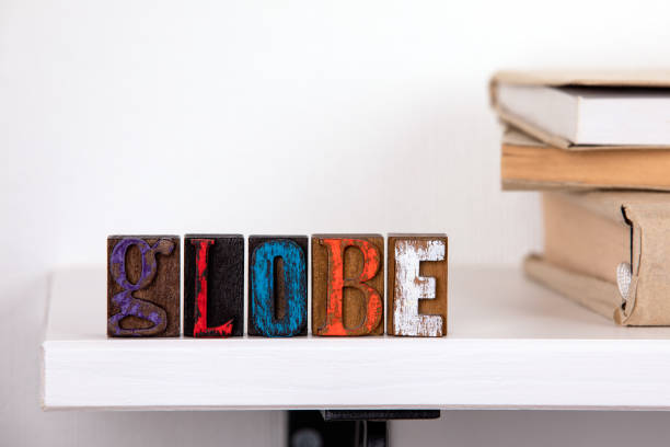 istock Globe word from colored wooden letters 1060824348