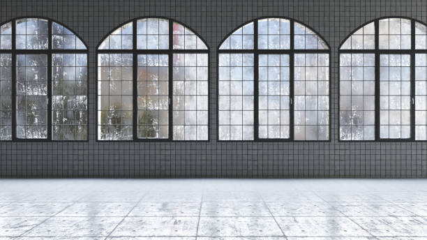 concept d’entrepôt de loft - loft apartment studio window warehouse photos et images de collection